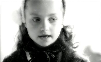 Movie still from “Madonna - Oh Father” (1989), directed by David Fincher – Extreme Close Up shot, High angle