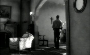 Movie still from “Madonna - Oh Father” (1989), directed by David Fincher – Wide shot, Low angle