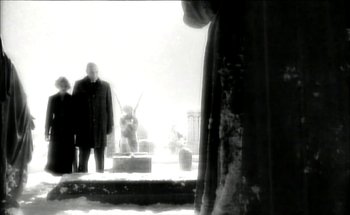 Movie still from “Madonna - Oh Father” (1989), directed by David Fincher – Medium shot, Low angle