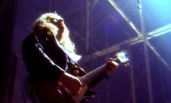 Movie still from “Aerosmith - Janie’s Got A Gun” (1989), directed by David Fincher – Extreme Close Up shot, Low angle