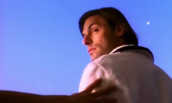 Movie still from “Aerosmith - Janie’s Got A Gun” (1989), directed by David Fincher – Close Up shot, Low angle