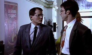 Movie still from “Paula Abdul - Cold Hearted” (1989), directed by David Fincher – Medium shot, Low angle