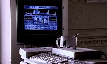 Movie still from “Paula Abdul - Cold Hearted” (1989), directed by David Fincher – Extreme Close Up shot, High angle