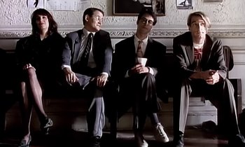 Movie still from “Paula Abdul - Cold Hearted” (1989), directed by David Fincher – Medium shot, Low angle