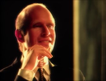 Movie still from “Madonna - Express Yourself” (1989), directed by David Fincher – Extreme Close Up shot, Low angle