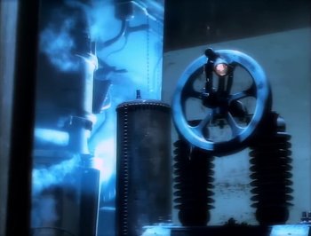 Movie still from “Madonna - Express Yourself” (1989), directed by David Fincher – Extreme Close Up shot, Low angle