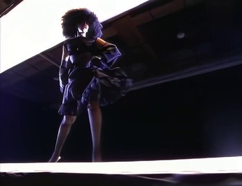 Movie still from “Jody Watley - Real Love” (1989), directed by David Fincher – Medium shot, Low angle