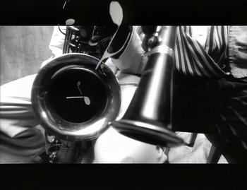 Movie still from “Jody Watley - Real Love” (1989), directed by David Fincher – Extreme Close Up shot, Overhead angle