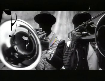 Movie still from “Jody Watley - Real Love” (1989), directed by David Fincher – Extreme Close Up shot, Overhead angle