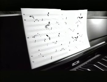 Movie still from “Jody Watley - Real Love” (1989), directed by David Fincher – Extreme Close Up shot, Overhead angle