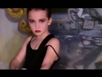 Movie still from “Paula Abdul - Forever Your Girl” (1989), directed by David Fincher – Close Up shot, Over the shoulder angle