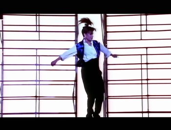 Movie still from “Paula Abdul - Forever Your Girl” (1989), directed by David Fincher – Medium shot, Low angle