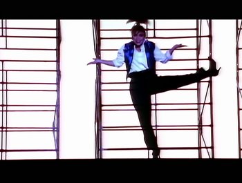Movie still from “Paula Abdul - Forever Your Girl” (1989), directed by David Fincher – Wide shot, Low angle