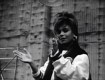 Movie still from “Paula Abdul - Forever Your Girl” (1989), directed by David Fincher – Close Up shot, Low angle