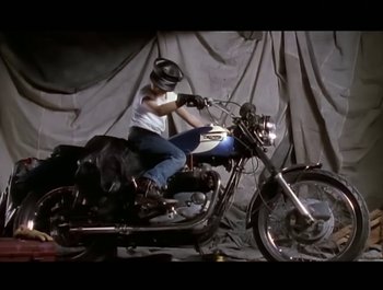 Movie still from “Paula Abdul - Forever Your Girl” (1989), directed by David Fincher – Wide shot, High angle