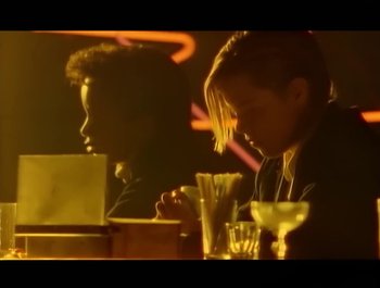 Movie still from “Paula Abdul - Forever Your Girl” (1989), directed by David Fincher – Medium shot, Low angle