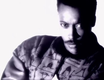 Movie still from “Paula Abdul - Straight Up” (1988), directed by David Fincher – Close Up shot, Low angle