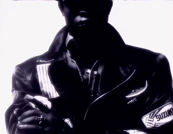 Movie still from “Paula Abdul - Straight Up” (1988), directed by David Fincher – Extreme Close Up shot, High angle