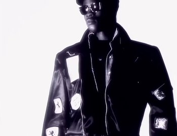 Movie still from “Paula Abdul - Straight Up” (1988), directed by David Fincher – Close Up shot, Low angle