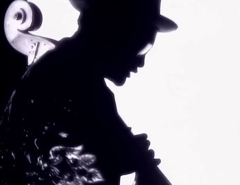 Movie still from “Paula Abdul - Straight Up” (1988), directed by David Fincher – Extreme Close Up shot, Overhead angle