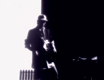 Movie still from “Paula Abdul - Straight Up” (1988), directed by David Fincher – Medium shot, Low angle