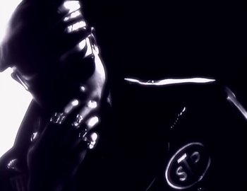 Movie still from “Paula Abdul - Straight Up” (1988), directed by David Fincher – Extreme Close Up shot, Low angle
