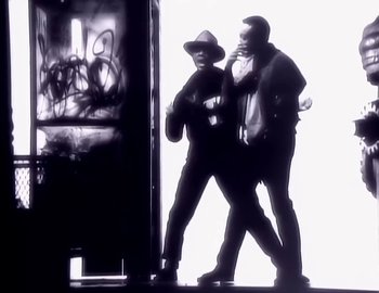 Movie still from “Paula Abdul - Straight Up” (1988), directed by David Fincher – Medium shot, Low angle