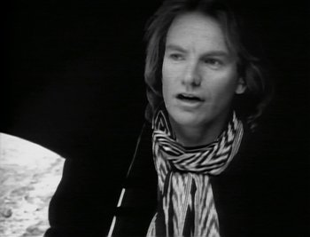 Movie still from “Sting - Englishman In New York” (1988), directed by David Fincher – Close Up shot, Low angle