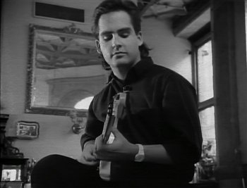 Movie still from “Sting - Englishman In New York” (1988), directed by David Fincher – Close Up shot, Low angle