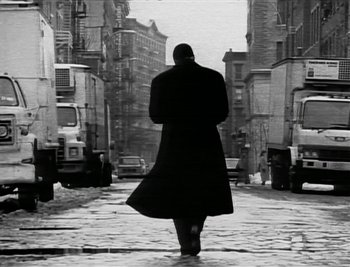 Movie still from “Sting - Englishman In New York” (1988), directed by David Fincher – Wide shot, Low angle