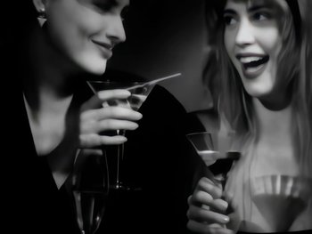 Movie still from “Foreigner - Say You Will” (1987), directed by David Fincher – Extreme Close Up shot, Over the shoulder angle