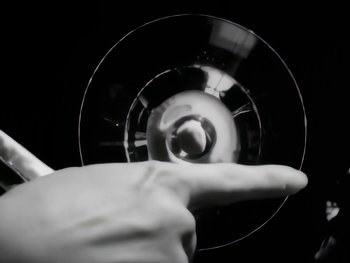 Movie still from “Foreigner - Say You Will” (1987), directed by David Fincher – Extreme Close Up shot, High angle