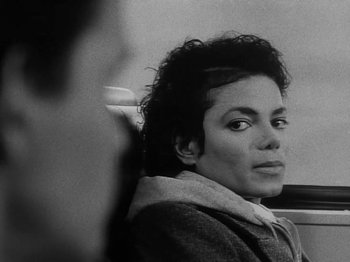 Movie still from “Michael Jackson - Bad” (1987), directed by Martin Scorsese – Close Up shot, High angle