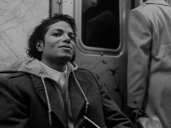 Movie still from “Michael Jackson - Bad” (1987), directed by Martin Scorsese – Close Up shot, High angle
