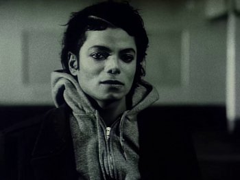 Movie still from “Michael Jackson - Bad” (1987), directed by Martin Scorsese – Close Up shot, High angle