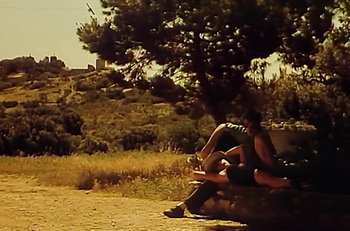 Movie still from “Gipsy Kings - Bamboléo” (1987), directed by David Fincher – Extreme Wide shot, High angle