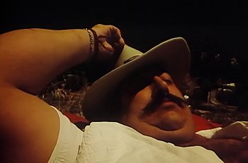 Movie still from “Gipsy Kings - Bamboléo” (1987), directed by David Fincher – Extreme Close Up shot, Low angle