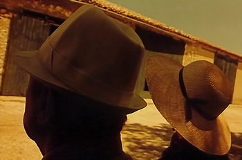 Movie still from “Gipsy Kings - Bamboléo” (1987), directed by David Fincher – Extreme Close Up shot, Low angle