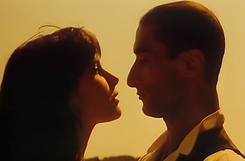 Movie still from “Gipsy Kings - Bamboléo” (1987), directed by David Fincher – Close Up shot, Low angle