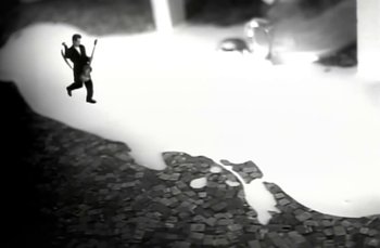 Movie still from “Johnny Hates Jazz - Shattered Dreams” (1987), directed by David Fincher – Extreme Wide shot, High angle