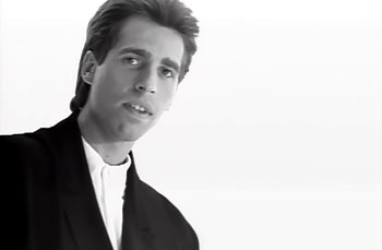 Movie still from “Johnny Hates Jazz - Shattered Dreams” (1987), directed by David Fincher – Close Up shot, Low angle