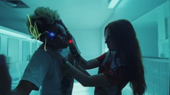 Movie still from “A$AP Rocky - Kids Turned Out Fine” (2019), directed by Dexter Navy – Medium shot, Low angle