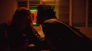 Movie still from “A$AP Rocky - Kids Turned Out Fine” (2019), directed by Dexter Navy – Extreme Close Up shot, Low angle