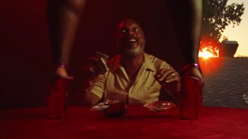 Movie still from “A$AP Rocky - Kids Turned Out Fine” (2019), directed by Dexter Navy – Close Up shot, Low angle