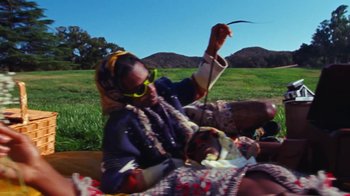 Movie still from “A$AP Rocky - Kids Turned Out Fine” (2019), directed by Dexter Navy – Medium shot, Low angle