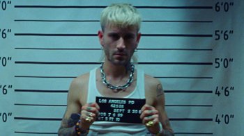 Movie still from “A$AP Rocky - Kids Turned Out Fine” (2019), directed by Dexter Navy – Close Up shot, Low angle