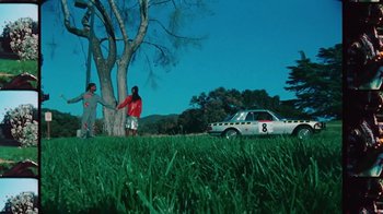 Movie still from “A$AP Rocky - Kids Turned Out Fine” (2019), directed by Dexter Navy – Wide shot, Low angle