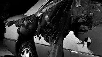 Movie still from “A$AP Rocky - Kids Turned Out Fine” (2019), directed by Dexter Navy – Close Up shot, Overhead angle