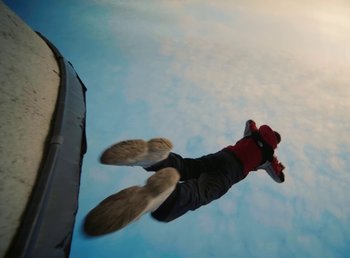 Movie still from “DJ Pone (ft. Blasé) - All I Want” (2023), directed by Benoît Marzouvanlian – Wide shot, Overhead angle