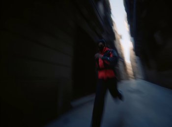 Movie still from “DJ Pone (ft. Blasé) - All I Want” (2023), directed by Benoît Marzouvanlian – Extreme Wide shot, High angle